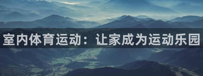 海南yy易游官网下载发展怎么样：室内体育运动：让家成